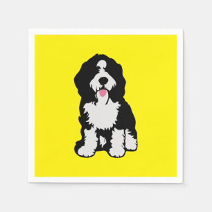Bernedoodle Napkin