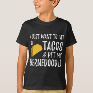 Bernedoodle Taco Lover Cinco de Mayo Dog Mum T-Shirt