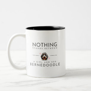 Bernedoodle Two-tone Mug