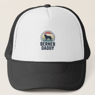 Berner Daddy Vintage Dog Dad Vector Shirt Design_1 Trucker Hat