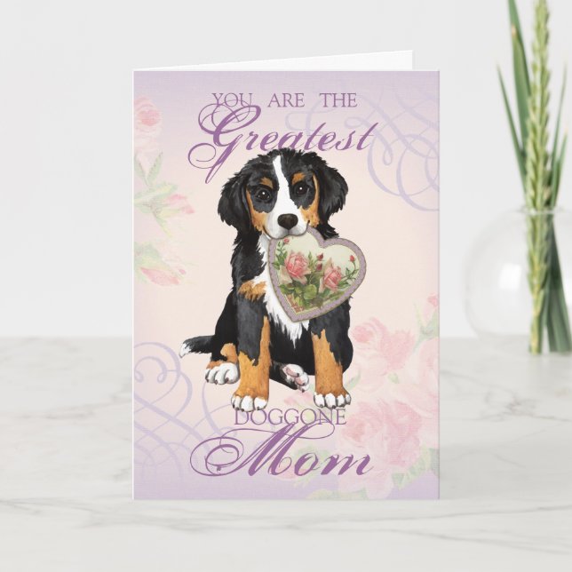 Berner Heart Mum Card (Front)