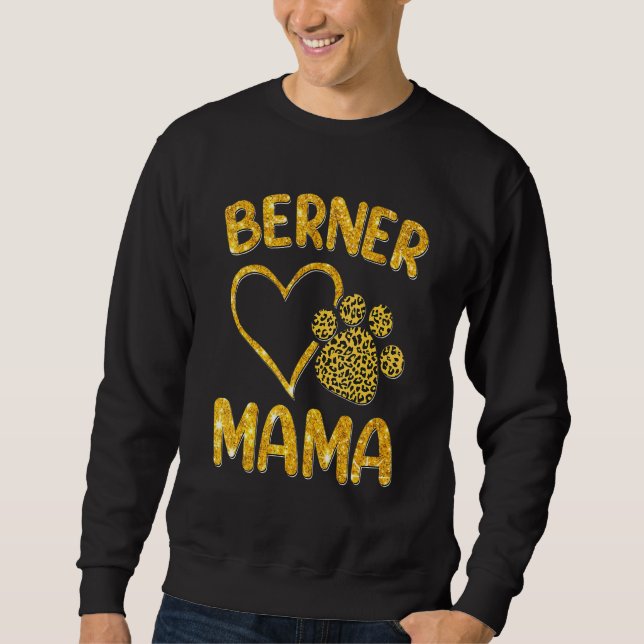 Berner Mama Bernese Mountain Dog Presents Mum Moth Sweatshirt (Front)