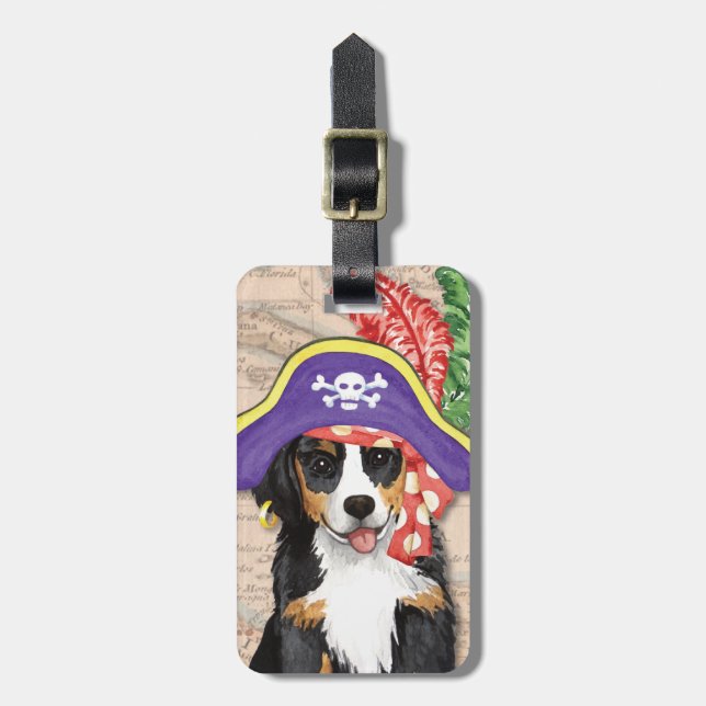 Berner Pirate Luggage Tag (Front Vertical)