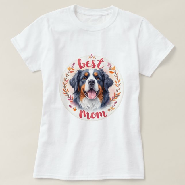Berner Sennen 'Best Mum' T-Shirt (Design Front)