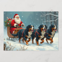 Berner Sennen Christmas Card