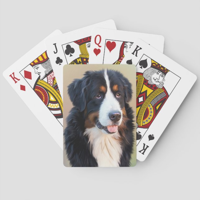 Berner Sennenhund Playing Cards (Back)