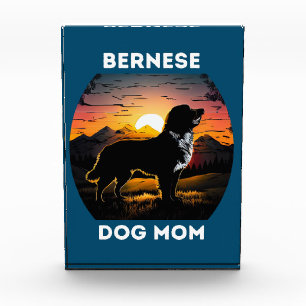 Bernese and the Rising Sun For Bernese Dog Mum Photo Block