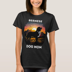Bernese and the Rising Sun For Bernese Dog Mum T-Shirt