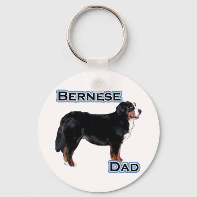 Bernese Dad 4 - Keychain (Front)