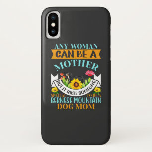 Bernese dog mother, Bernese dog mum, Bernese mum iPhone X Case