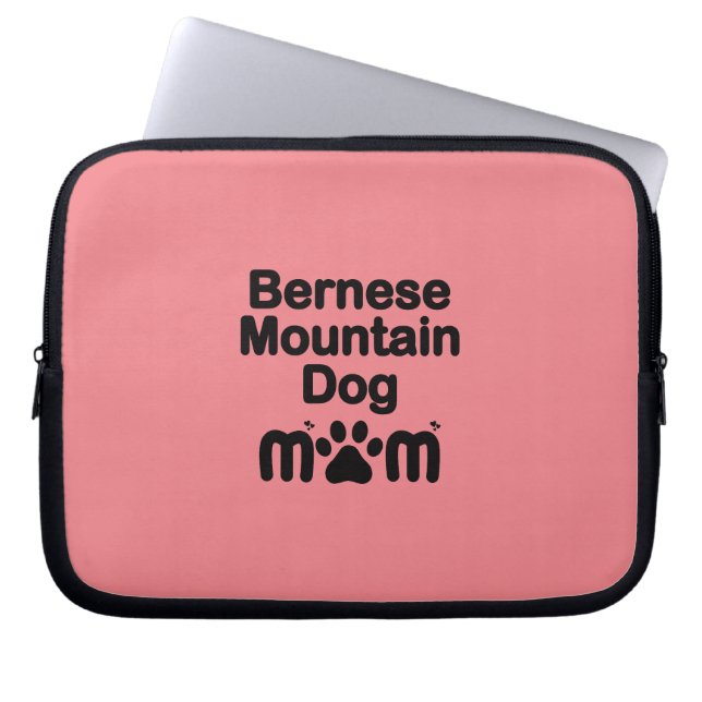 Bernese Dog Mum, Bernese Mum, Berner Dog Mum Laptop Sleeve (Front)