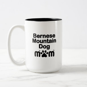Bernese Dog Mum, Bernese Mum, Berner Dog Mum Two-Tone Coffee Mug