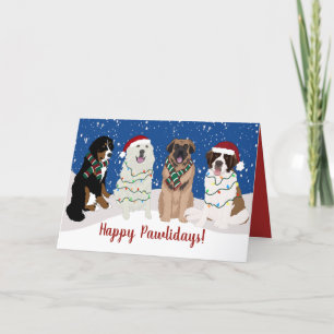 Bernese Leonberger Great Pyrenees  Thank You Card