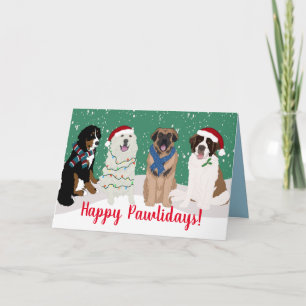 Bernese Leonberger Pyrenees St Bernard  Card