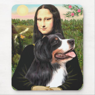 Bernese - Mona Lisa - Customised Mouse Mat