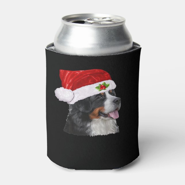Bernese Mountain Christmas Shirt Dog Christmas Cos Can Cooler (Can Front)