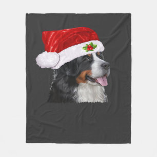 Bernese Mountain Christmas Shirt Dog Christmas Cos Fleece Blanket