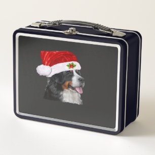 Bernese Mountain Christmas Shirt Dog Christmas Cos Metal Lunch Box