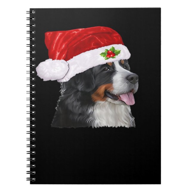 Bernese Mountain Christmas Shirt Dog Christmas Cos Notebook (Front)