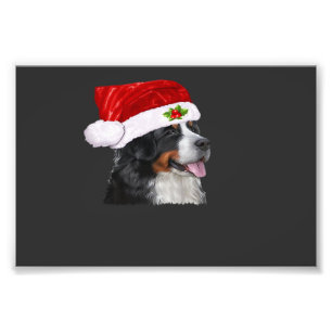Bernese Mountain Christmas Shirt Dog Christmas Cos Photo Print