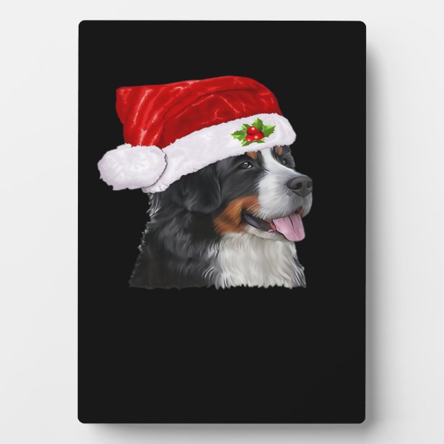 Bernese Mountain Christmas Shirt Dog Christmas Cos Plaque (Front)