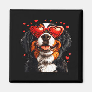 Bernese Mountain Cute Berner Dog Lover Valentines  Magnet