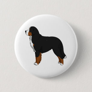 Bernese Mountain Dog 2 6 Cm Round Badge