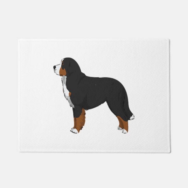 Bernese Mountain Dog 2 Doormat (Front)