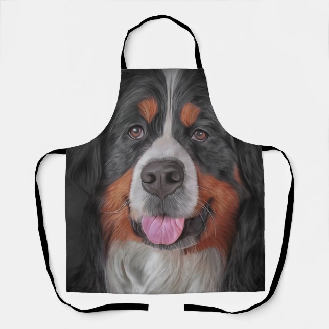 Bernese Mountain Dog 6 Apron (Front)