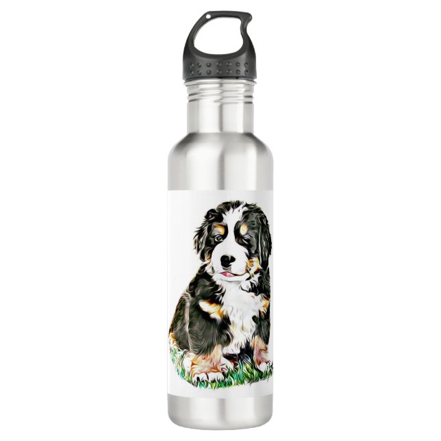 Bernese Mountain Dog 710 Ml Water Bottle (Front)