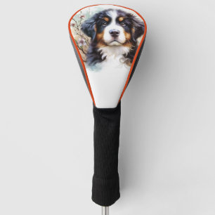 Bernese Mountain Dog AI Puppy  Golf Head Cover