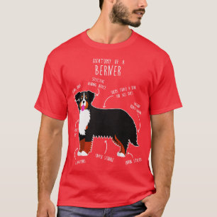 Bernese Mountain Dog Anatomy 3 T-Shirt