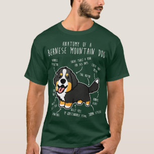 Bernese Mountain Dog Anatomy T-Shirt