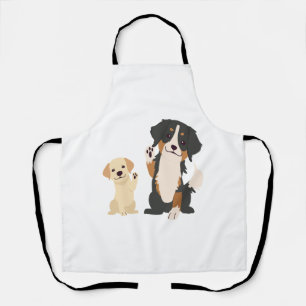 bernese mountain dog apron