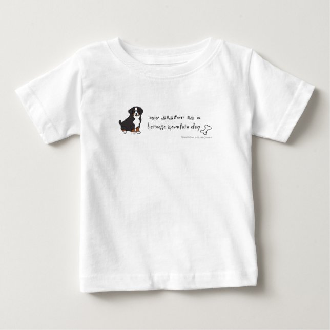 bernese mountain dog baby T-Shirt (Front)