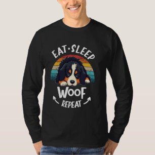Bernese Mountain Dog Berner Eat Sleep Repeat T-Shirt