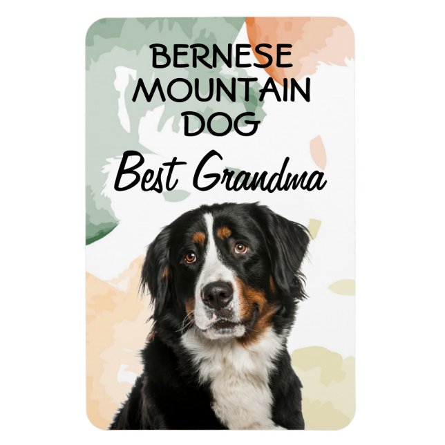 Bernese Mountain Dog Best Grandma Magnet (Vertical)
