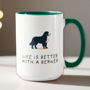 Bernese Mountain Dog Better with a Berner Mug