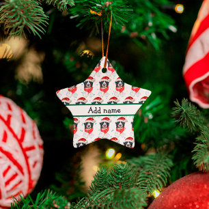 Bernese Mountain Dog Breed Christmas Ceramic Tree Decoration