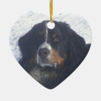 Bernese Mountain Dog Ceramic Tree Decoration