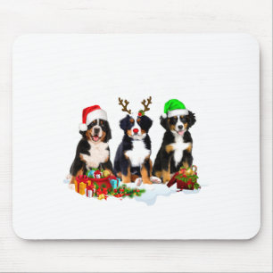 Bernese Mountain Dog Christmas Cute Fullprint Mouse Mat
