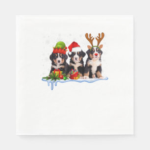 Bernese Mountain Dog Christmas Cute Napkin
