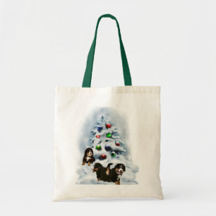 Bernese Mountain Dog Christmas Gifts Tote Bag