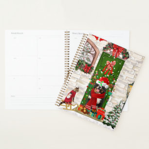Bernese Mountain Dog Christmas  Planner