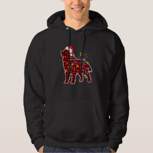Bernese Mountain Dog Christmas Pyjamas Santa Hat X Hoodie