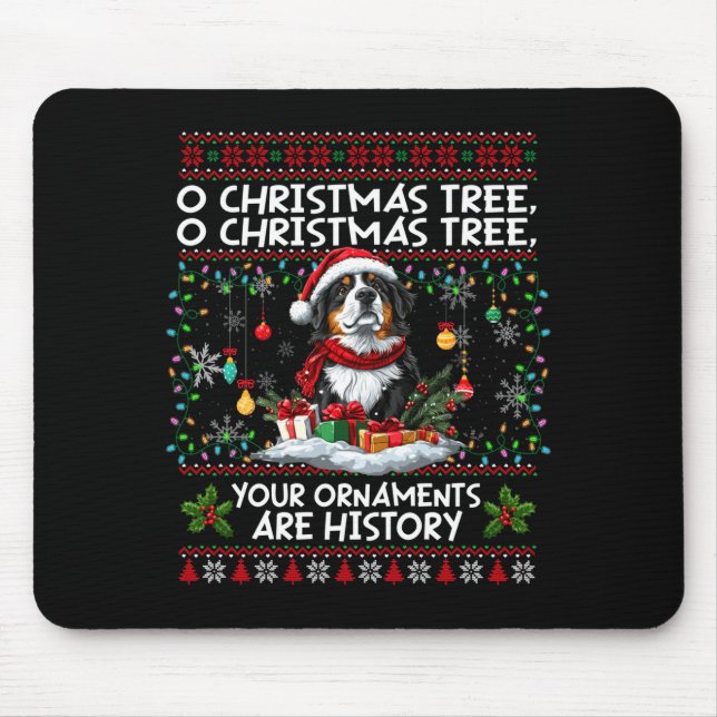 Bernese Mountain Dog Christmas Tree Decorations Do Mouse Mat (Front)