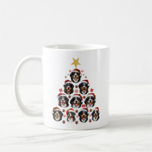 Bernese Mountain Dog Christmas Tree, Xmas Berner Coffee Mug