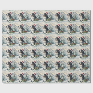 Bernese Mountain Dog Christmas Wrapping Paper