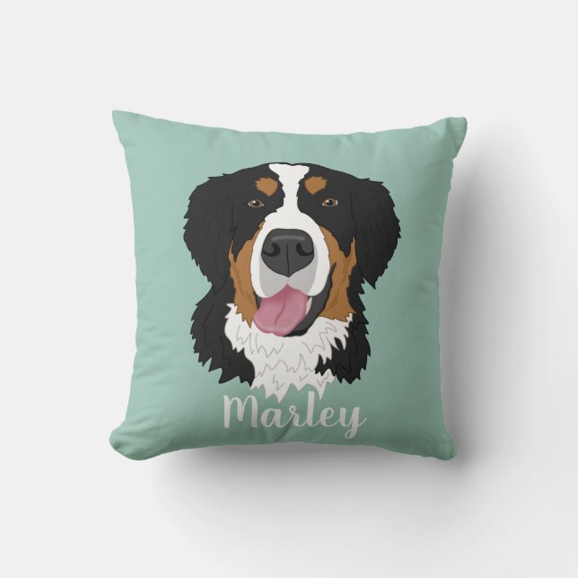 Bernese Mountain Dog  Cushion (Front)