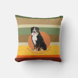 Bernese mountain dog cushion